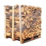 4 – PALETTES (2 CHÊNE BLANC + 2 HÊTRE/CHARME) – BÛCHES DE 40 CM – Image 2